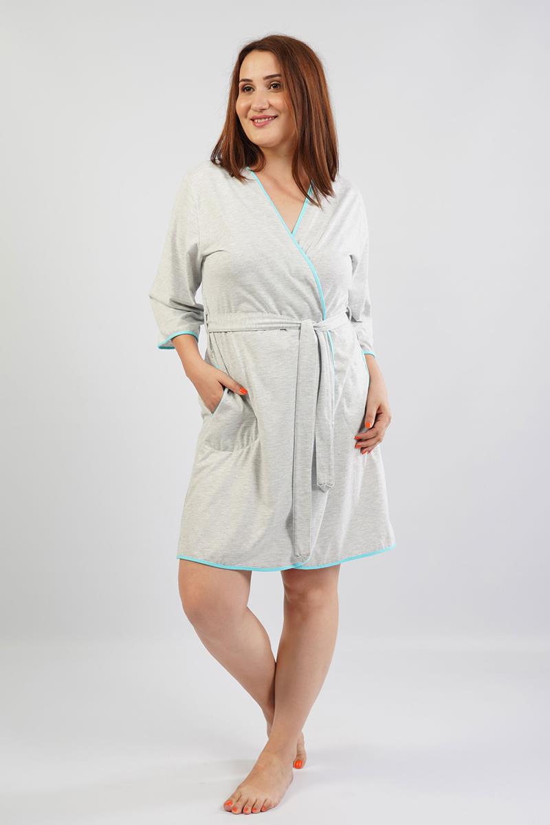 Woman Big Size Classic Dressing Gown