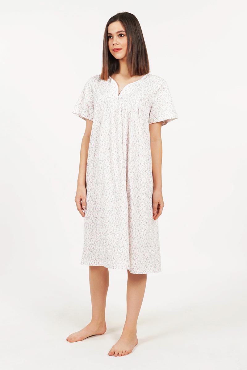 Woman V Neck Nightgown
