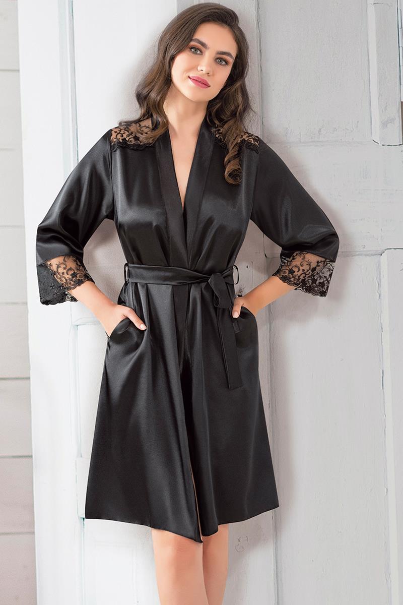 Woman Satin Luxury Dressing Gown