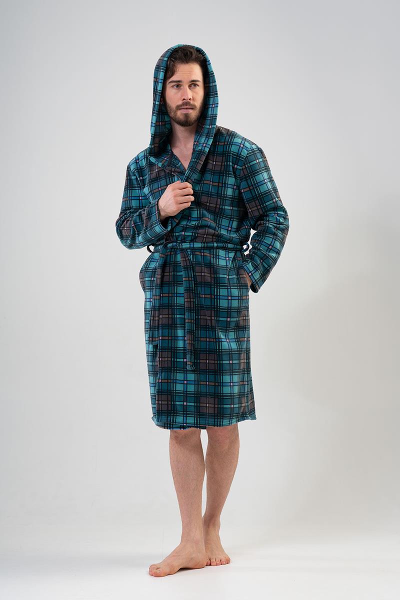 Man Silver Pine Dressing Gown