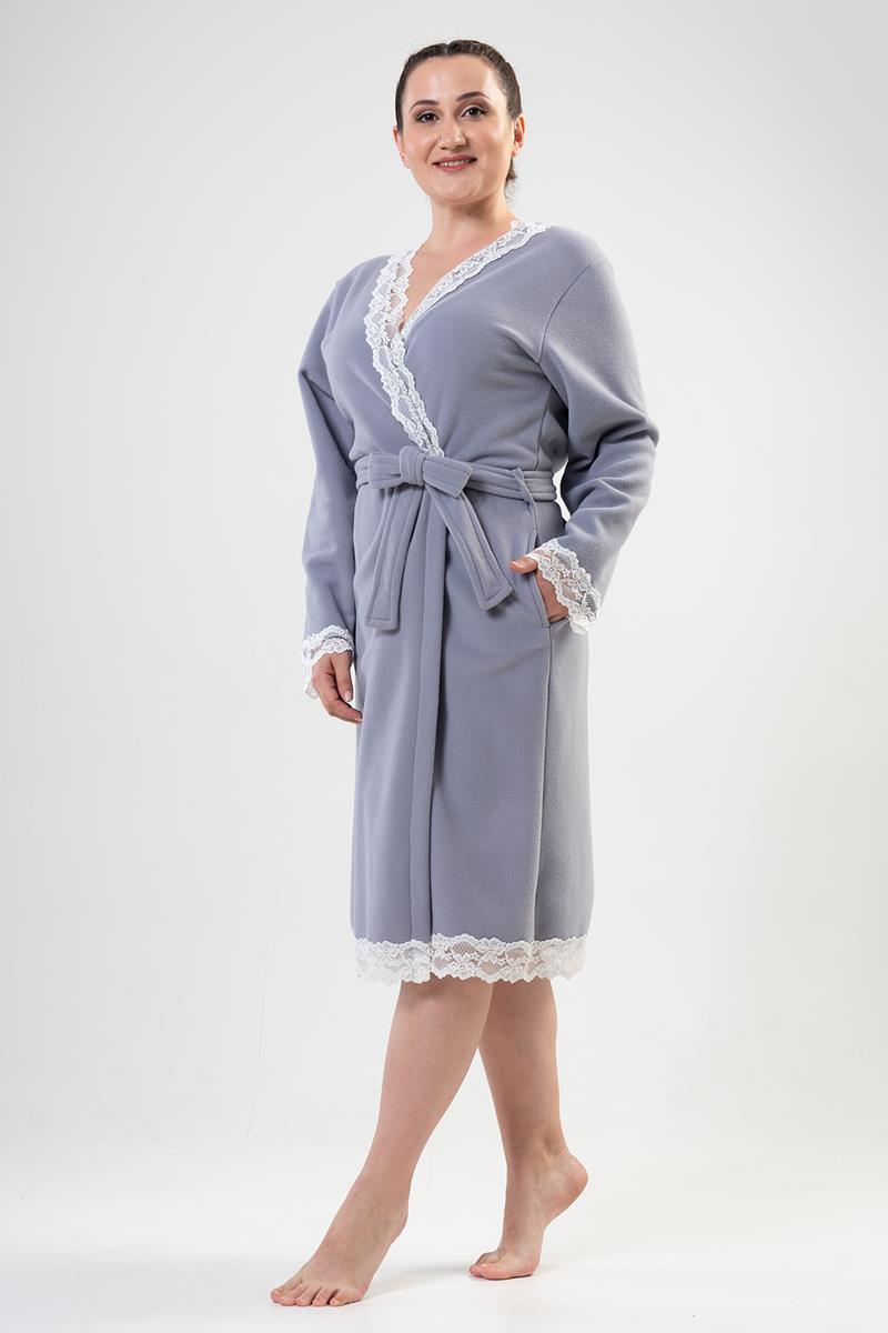 Woman XXL Lace Dressing Gown