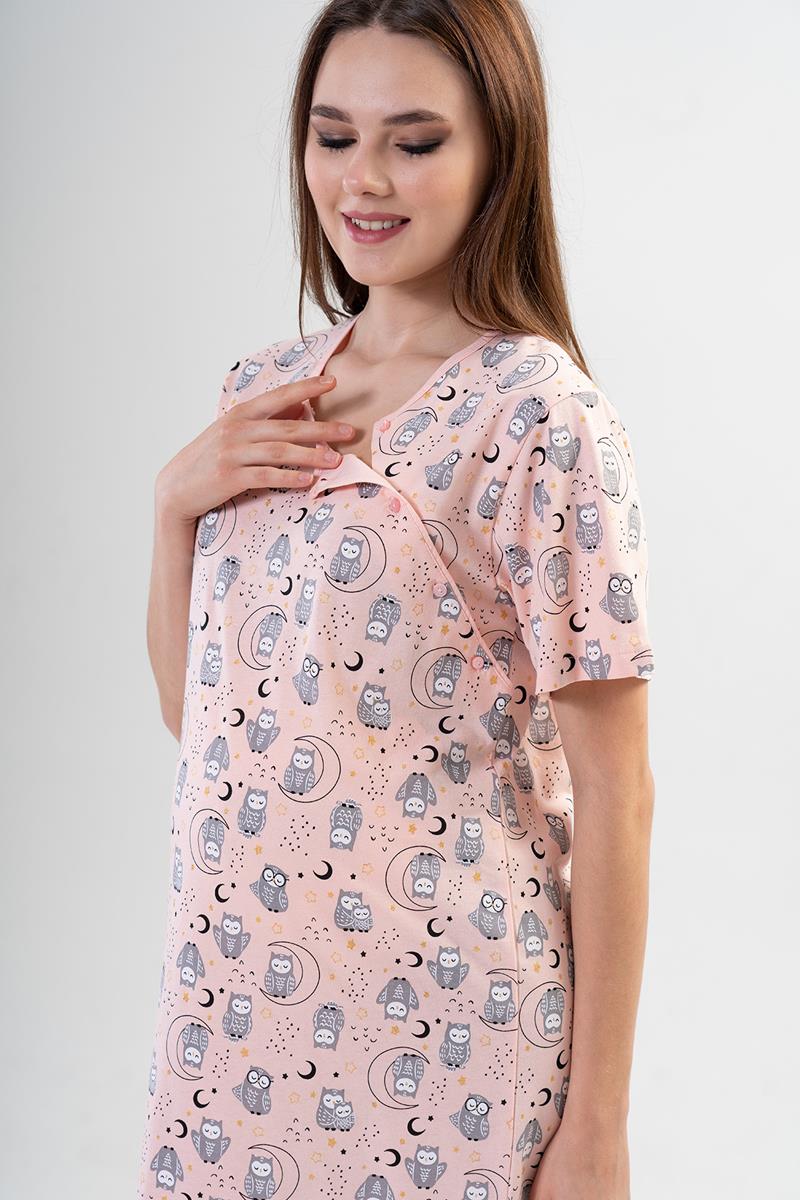 Woman Impatiens Pink Pregnant Tunic