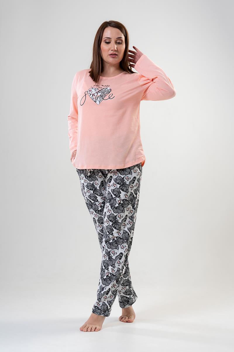 Woman Big Size Smile Pyjama Set