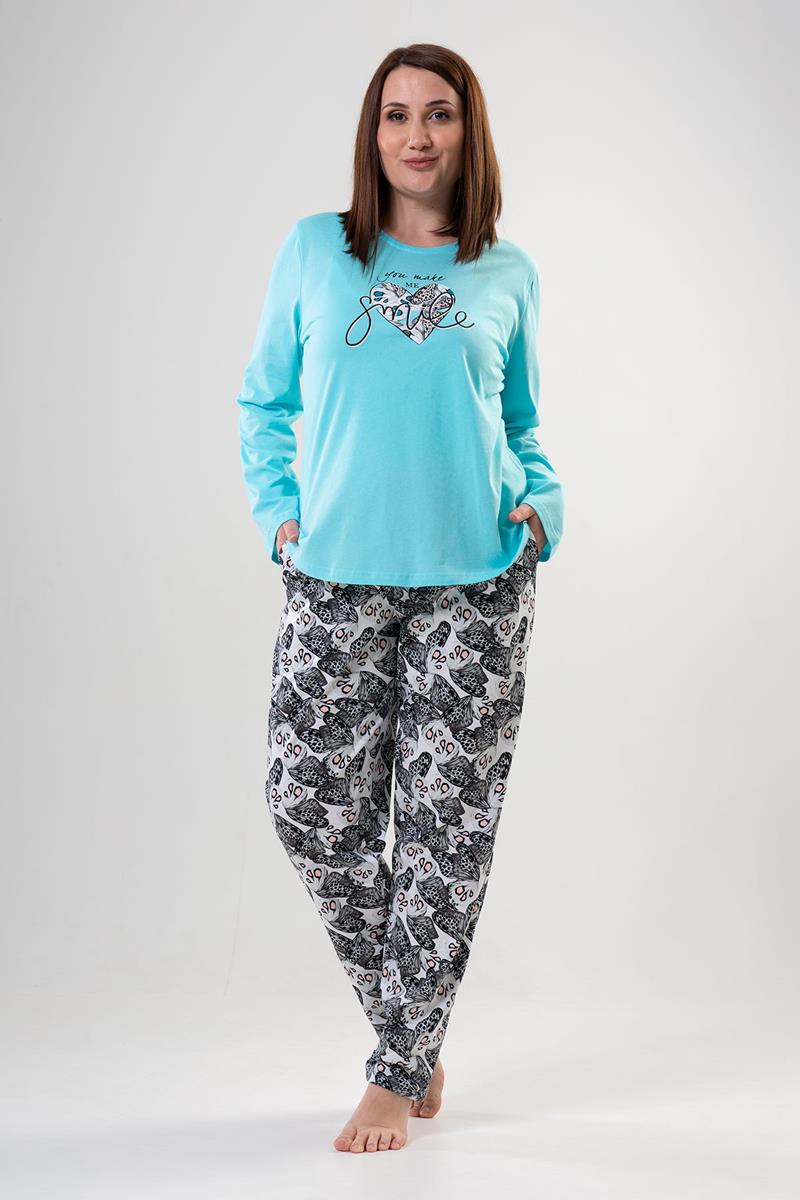 Woman Big Size Smile Pyjama Set