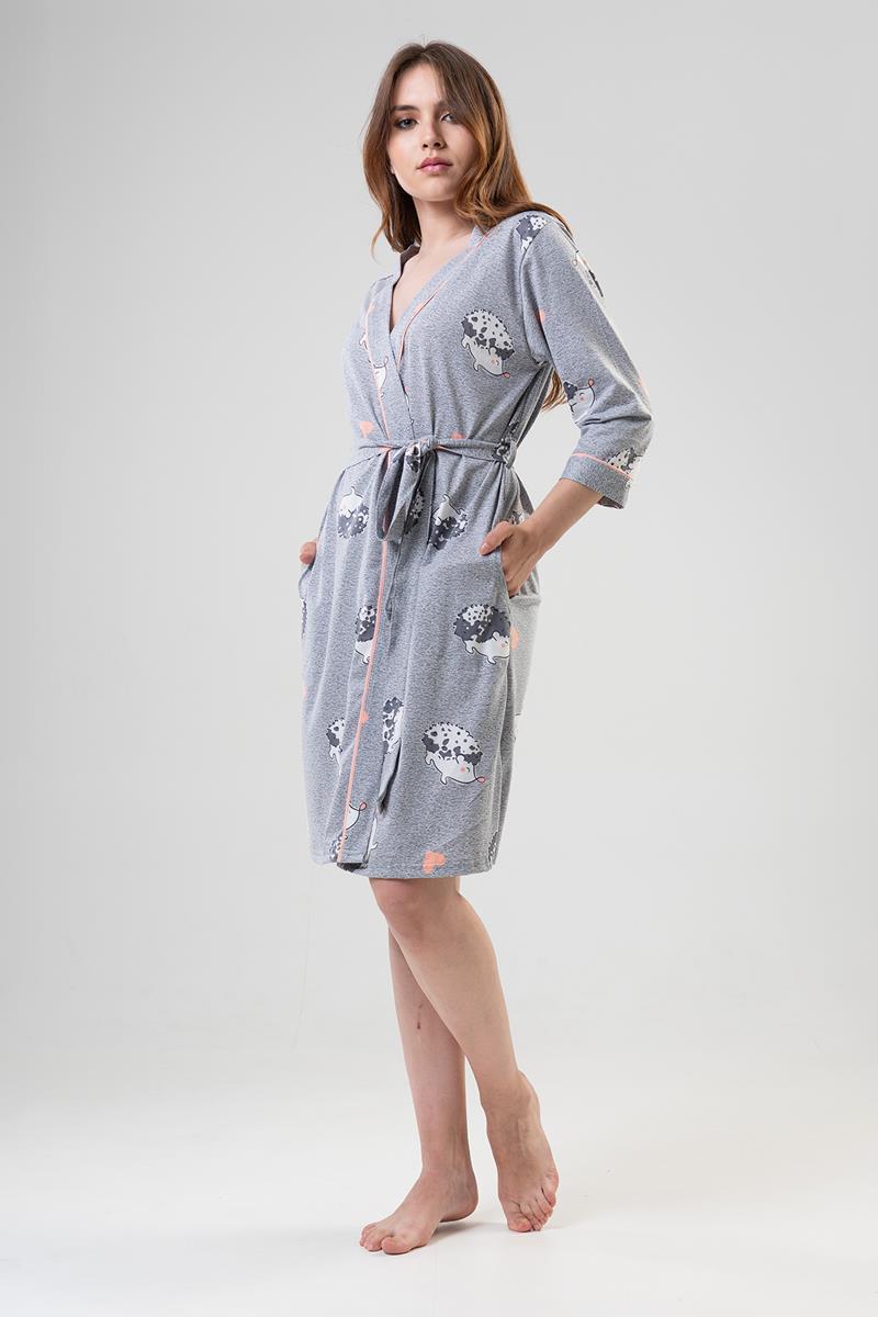 Woman Porky Short Dressing Gown