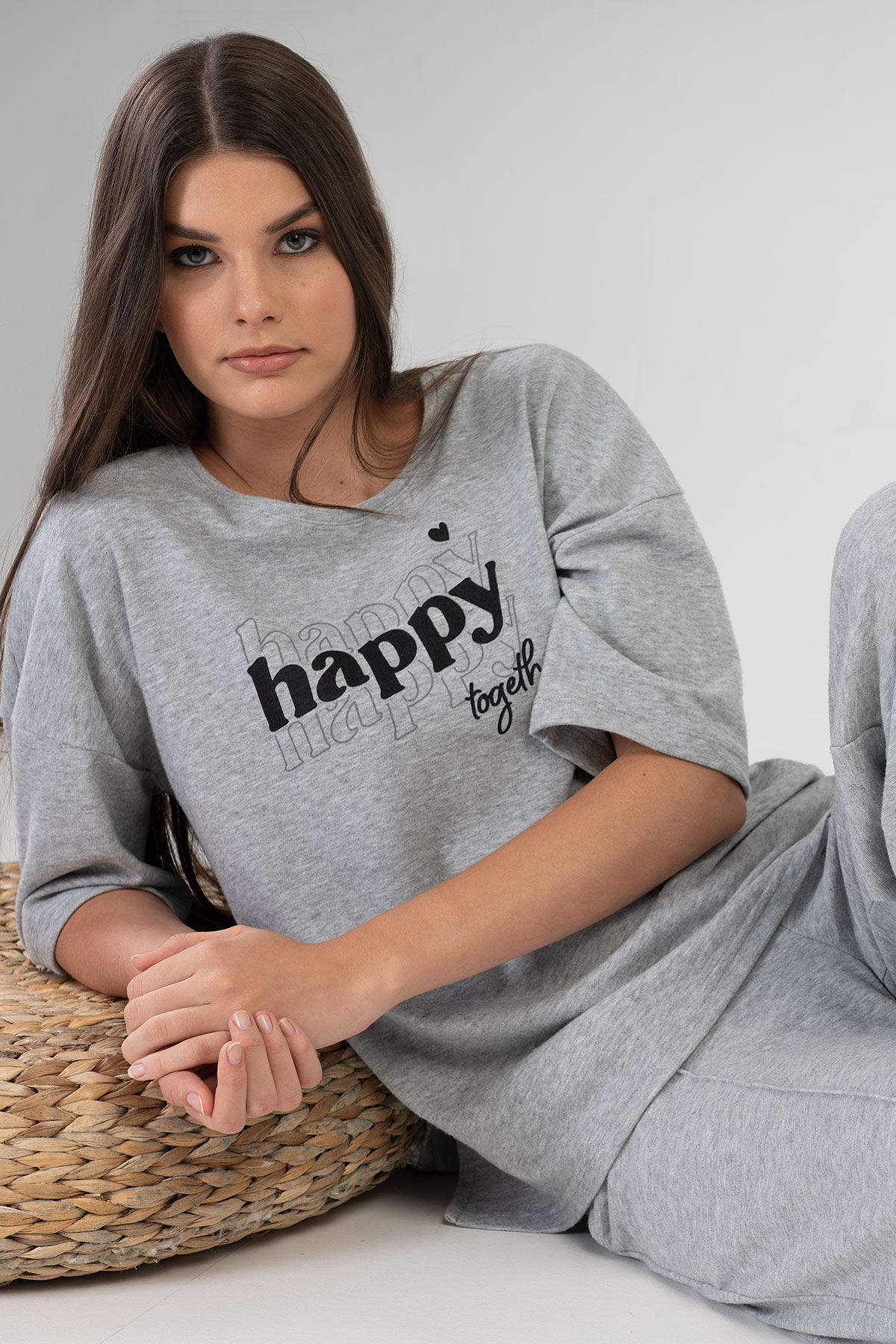 Woman Happy Together Pyjama Set