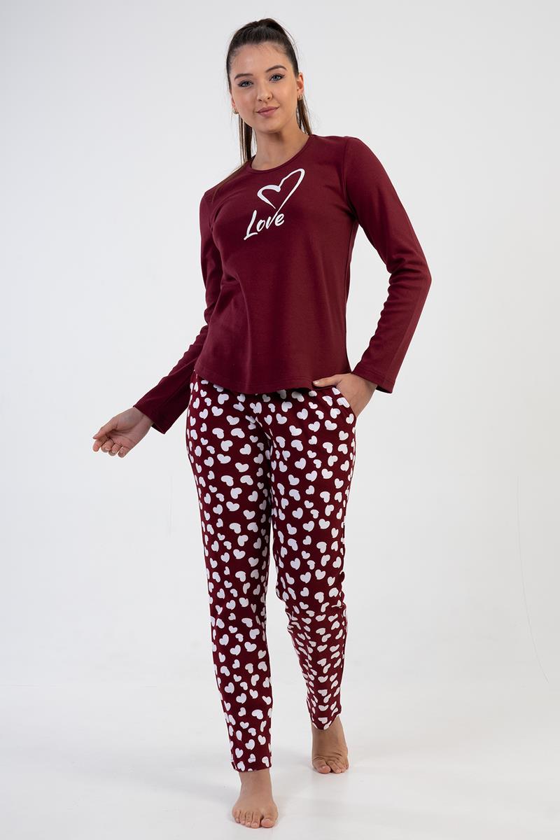 Woman Bordey Pyjama Set