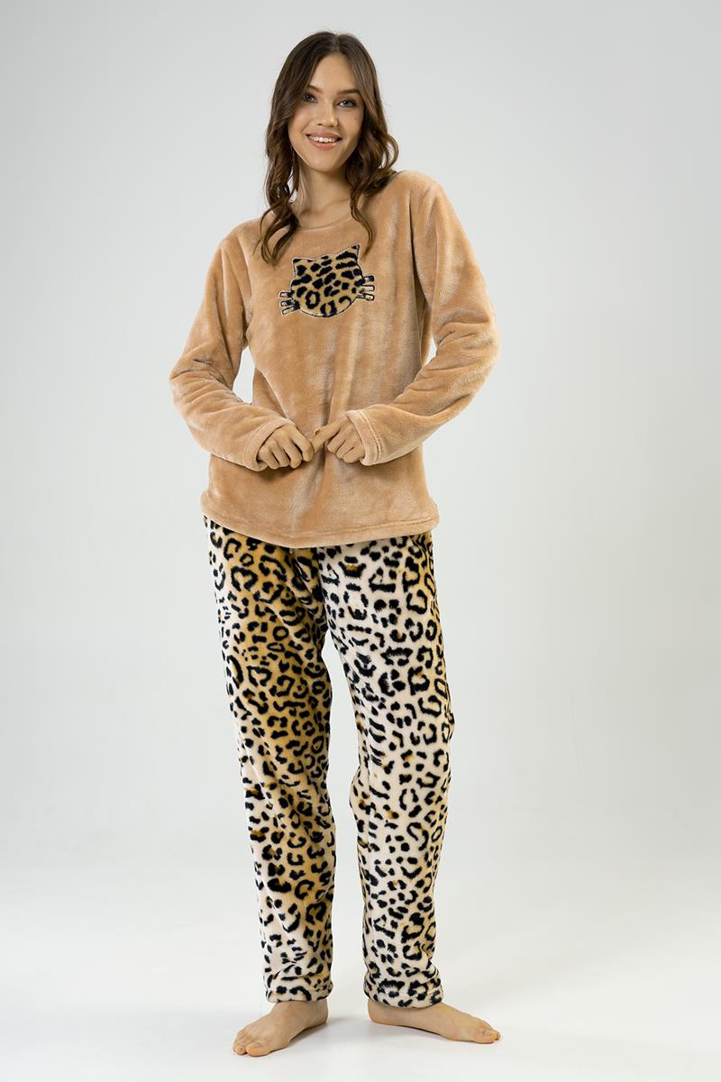 Woman Leopard Pyjama Set