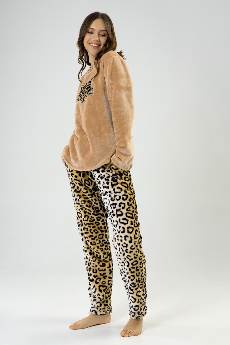 Woman Leopard Pyjama Set