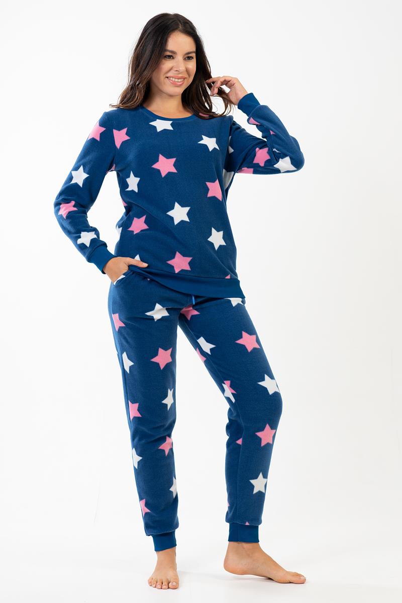 Woman Indigo Star Pyjama Set