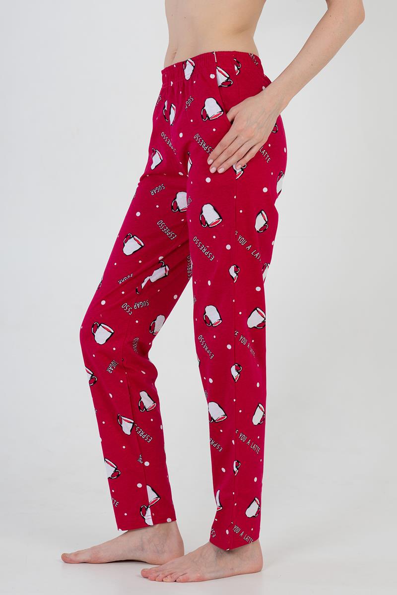 Woman Mixed Pattern Pyjama Separate