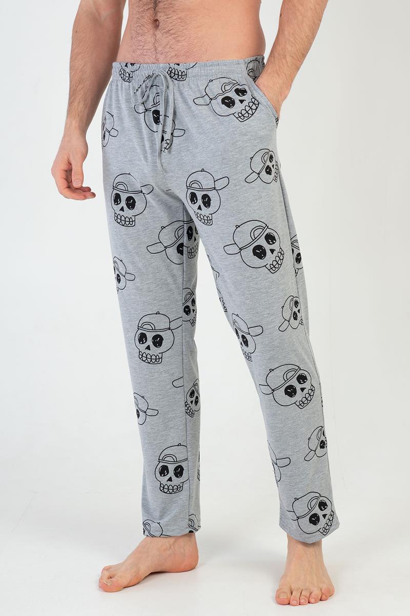 Man Skull Pattern Pyjama Separate