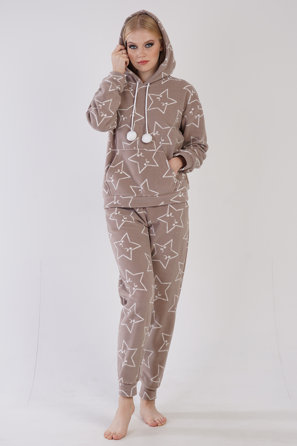 Woman Star Fleece Pyjama Set