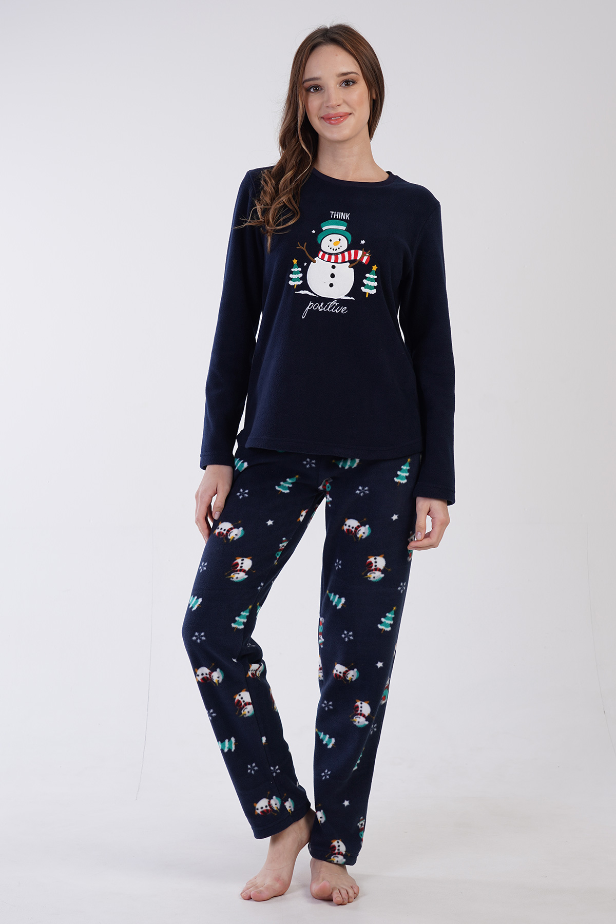 Woman Gella Christmas Fleece Pyjama Set