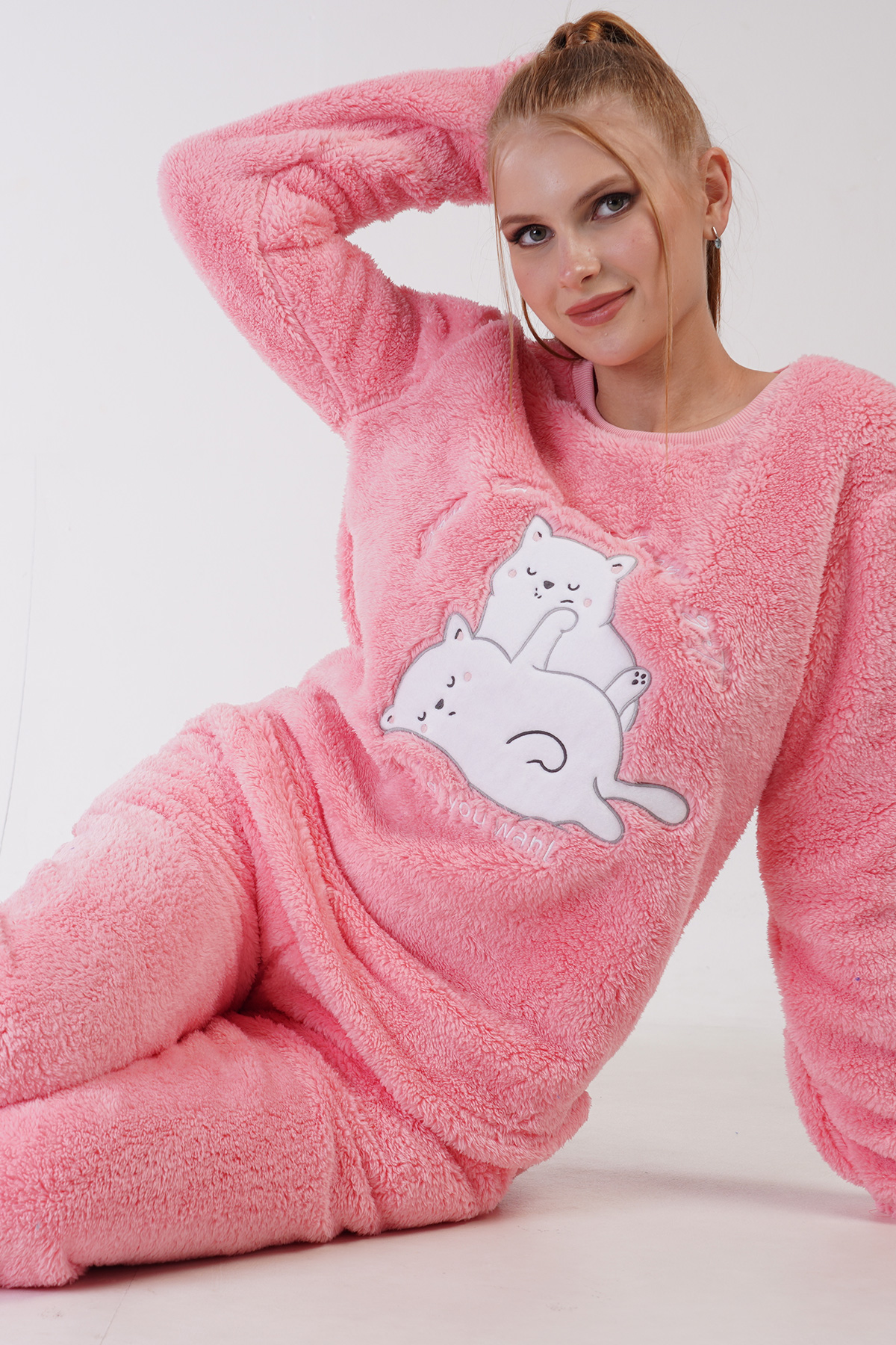 Woman Pane Welsoft Pyjama Set