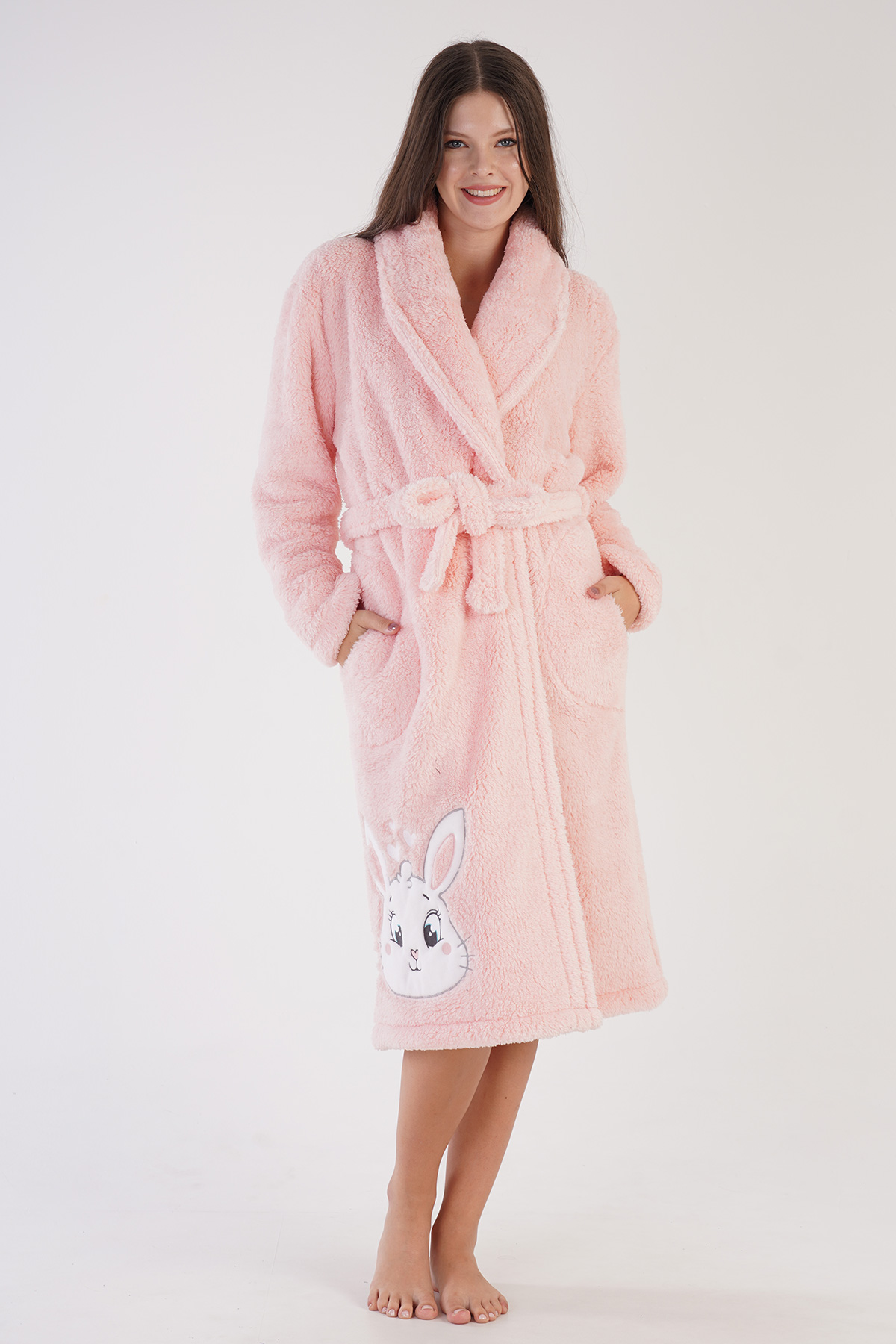 Woman Rubby Welsoft Dressing Gown