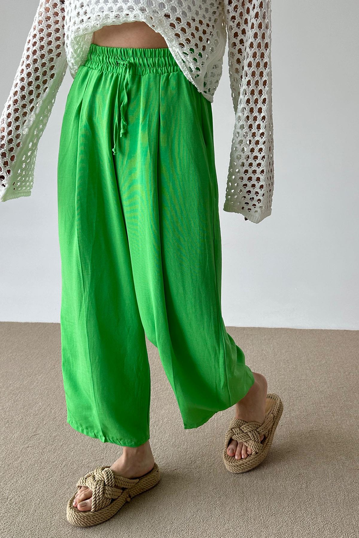 Woman Green Comfort Pant
