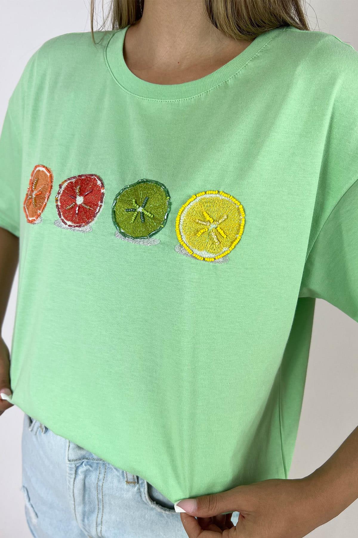 Woman Colorful T-Shirt
