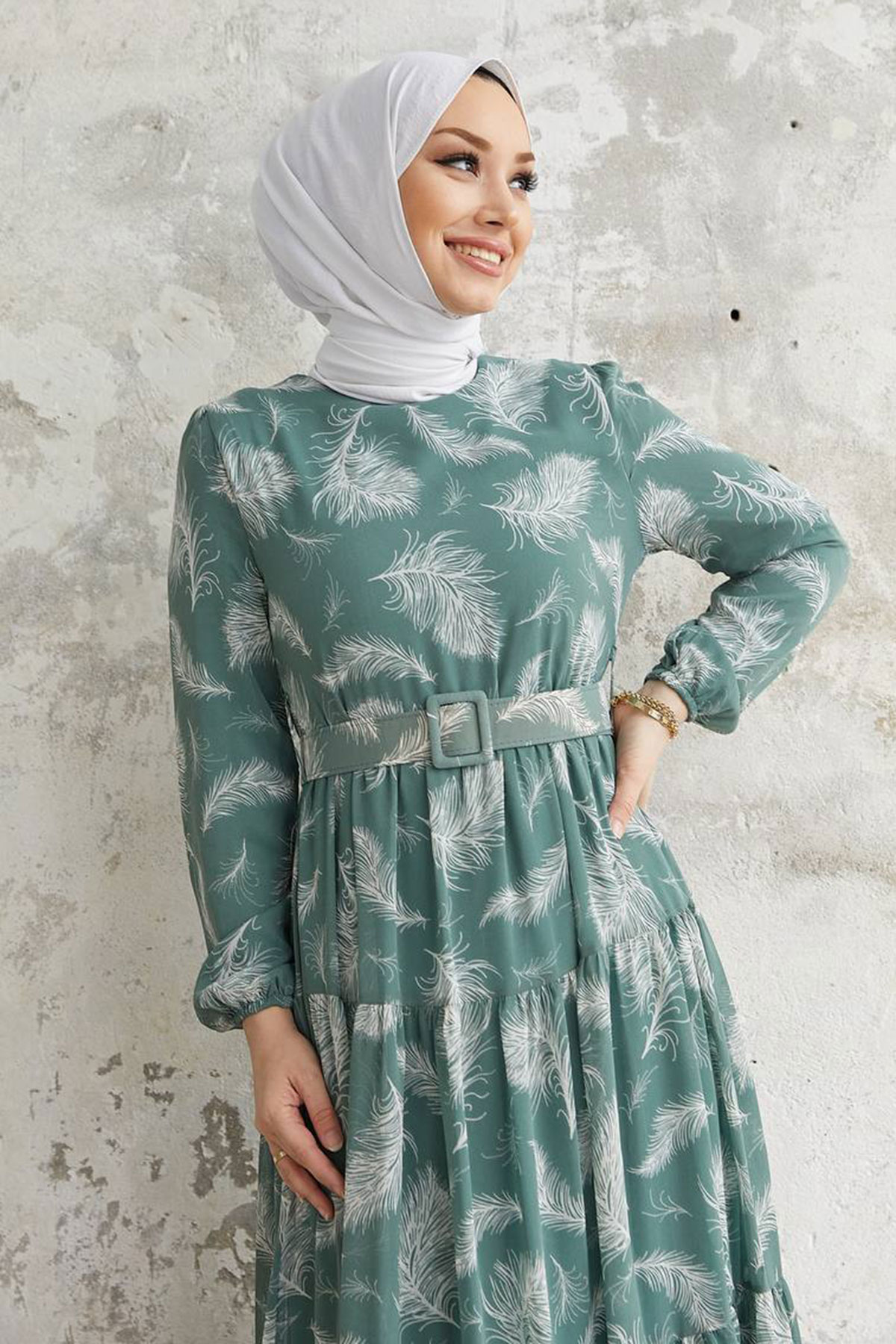 Woman Sande Hijab Dress