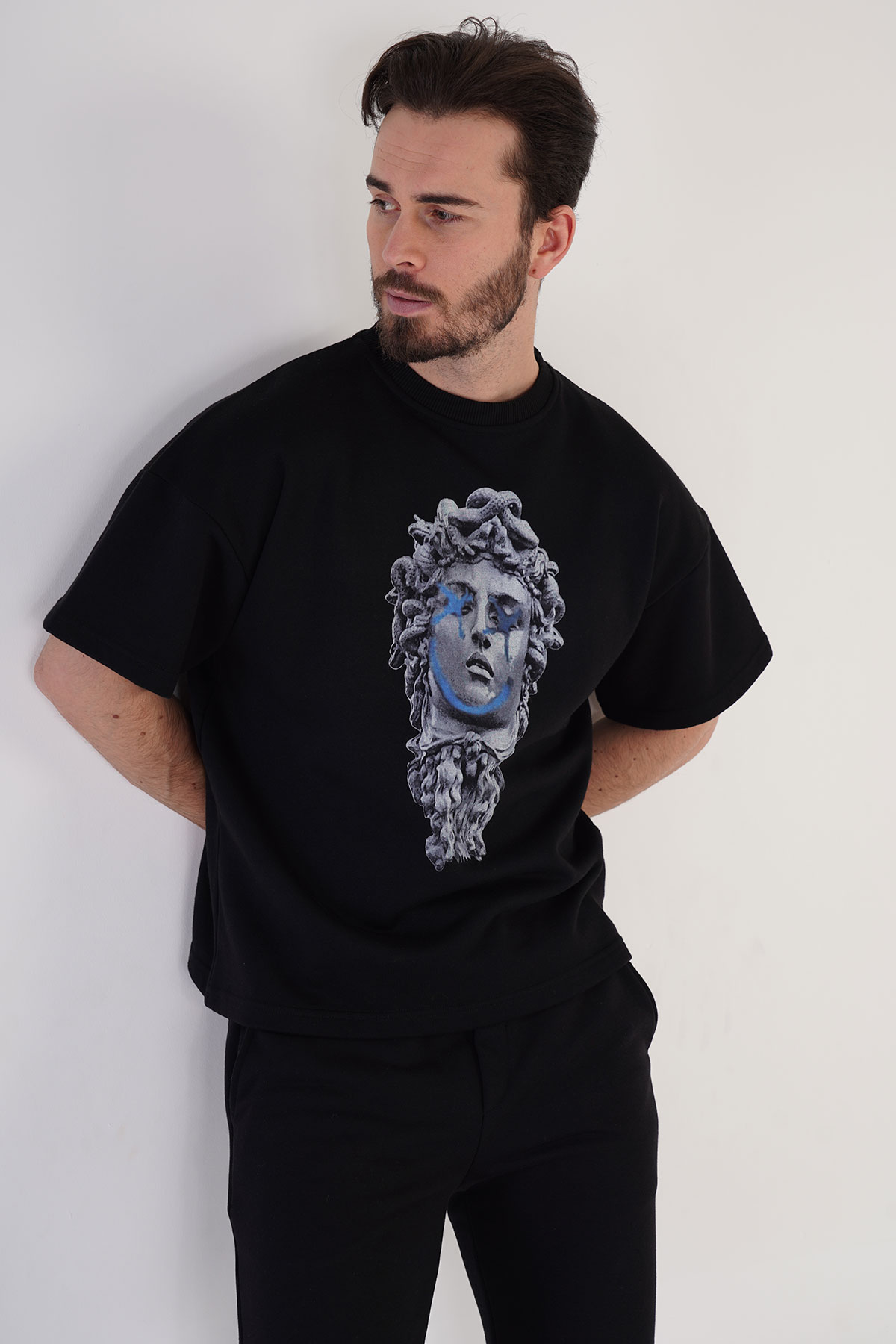 Man Three Yarn Printed T-shirt